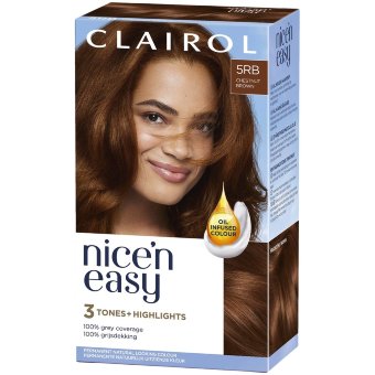 Постоянная краска для волос Clairol Nice´n Easy 5RB каштановый Постоянная краска для волос Clairol Nice´n Easy 5RB каштановый