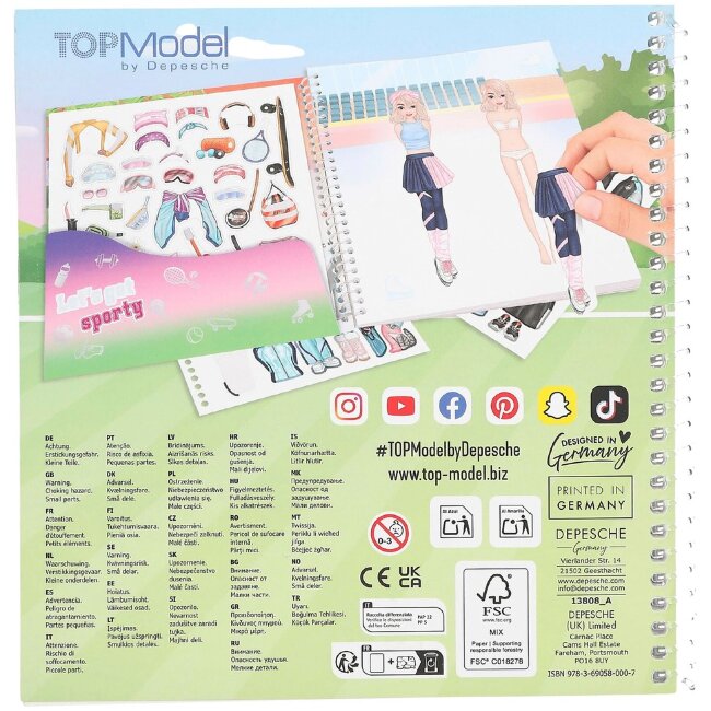 Наклейки TOPModel Dress Me Up Sport Наклейки TOPModel Dress Me Up Sport