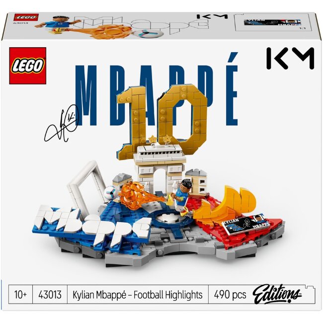 Конструктор LEGO® Editions Football 43013 Kylian Mbappé – звездные моменты футбола Конструктор LEGO® Editions Football 43013 Kylian Mbappé – звездные моменты футбола