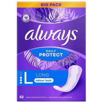Прокладки гигиенические Always Daily Extra Protect Large 2,5/3, 52 шт Прокладки гигиенические Always Daily Extra Protect Large 2,5/3, 52 шт