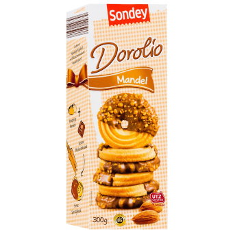 Песочное печенье Sondey Liodoro (миндаль) 300 гр