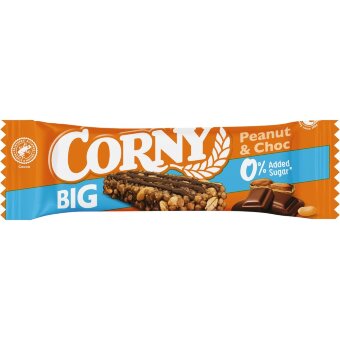 Мюсли батончик Corny BIG 0% с арахисом и шоколадом 40 гр Мюсли батончик Corny BIG 0% с арахисом и шоколадом 40 гр