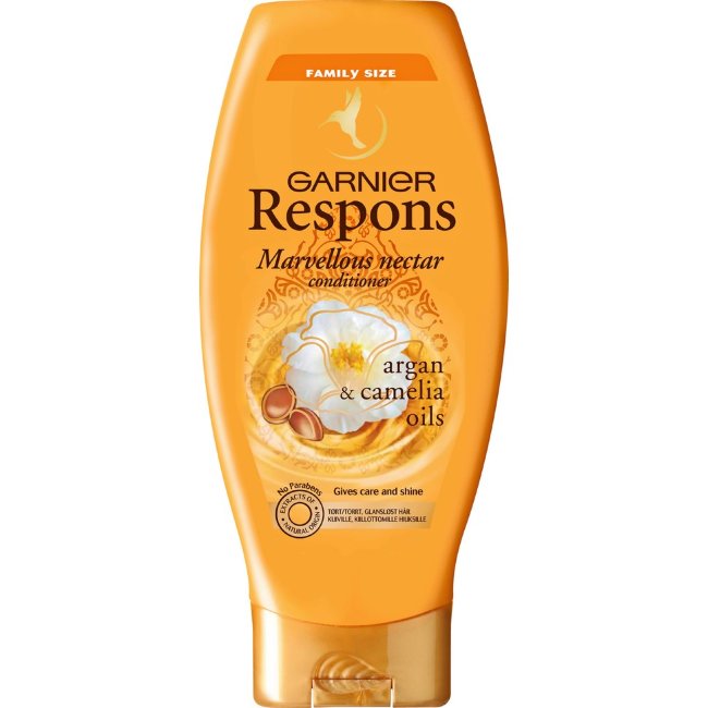 Кондиционер для волос с камелией и аргановым маслом Garnier Respons 400 мл