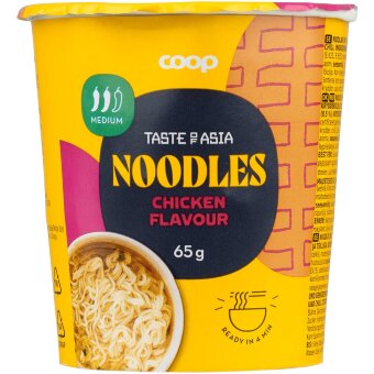 Лапша в стакане Coop Asia со вкусом курицы 65 гр