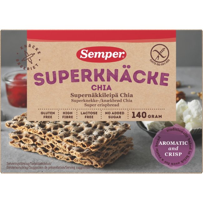 Хлебцы с семенами чиа Semper 140 гр