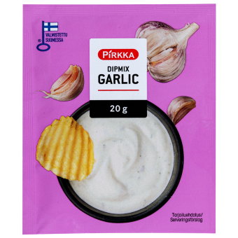 Чесночный соус для чипсов Pirkka 20 гр Чесночный соус для чипсов Pirkka 20 гр