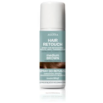Спрей для подкрашивания волос Joanna Hair Retouch средне-коричневый 75 мл Спрей для подкрашивания волос Joanna Hair Retouch средне-коричневый 75 мл