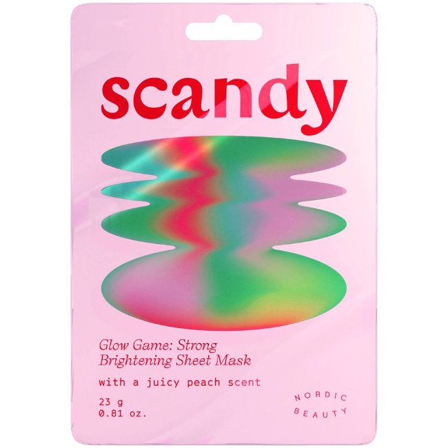 Маска для лица Scandy Glow Game: сильное осветление 1 шт
