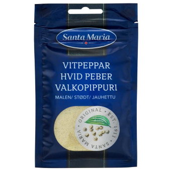 Белый молотый перец Santa Maria 22 гр Белый молотый перец Santa Maria 22 гр