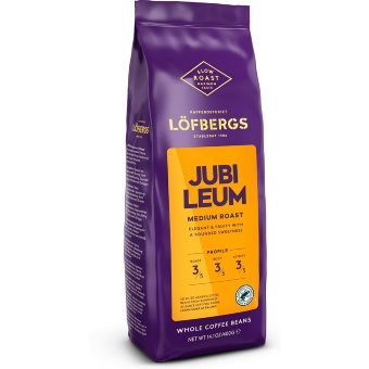 Кофе зерновой Lofbergs Lila Jubileum 400 гр