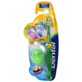 Детская зубная щетка Dental Soft Care Kids 3+ с колпачком