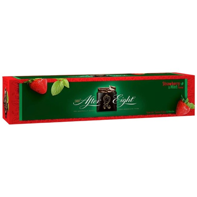 Шоколадные плитки After Eight со вкусом мяты и клубники Nestle 400 гр
