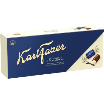 Шоколадные конфеты с ванильной начинкой Karl Fazer Silky Vanilla 250 гр