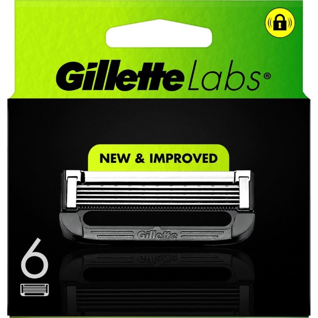Сменные лезвия Gillette Labs 6 шт Сменные лезвия Gillette Labs 6 шт