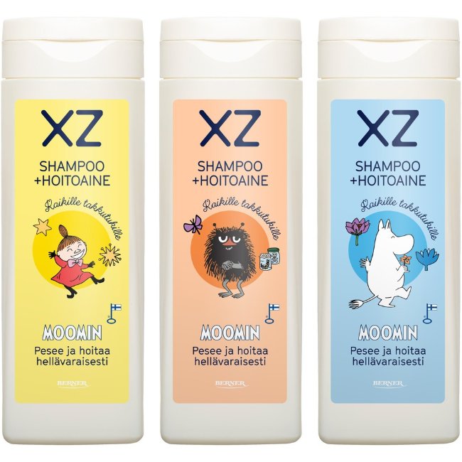Детский шампунь и кондиционер XZ Muumi 250 мл Детский шампунь и кондиционер XZ Muumi 250 мл