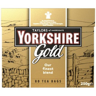 Отборный черный чай Tailors Yorkshire Gold 80 шт 250 гр