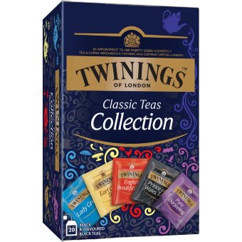 Чай черный Twinings классическая коллекция 5 сортов 20пак Чай черный Twinings классическая коллекция 5 сортов 20пак
