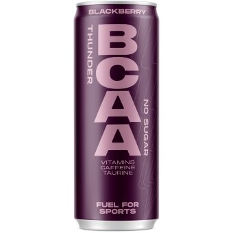 Энергетический напиток THUNDER BCAA со вкусом ежевики 0,33 л