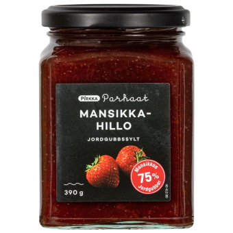 Клубничное варенье 75% Pirkka Parhaat 390 гр Клубничное варенье 75% Pirkka Parhaat 390 гр