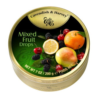 Леденцы (фруктовый микс) Cavendish & Harvey 200 гр Леденцы (фруктовый микс) Cavendish & Harvey 200 гр