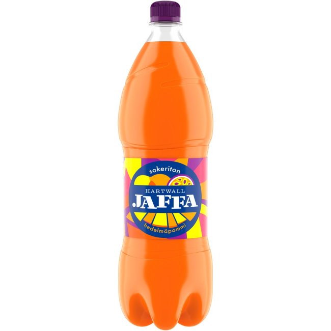 Безалкогольный газированный напиток Hartwall Jaffa Hedelmämömmä без сахара 1,5 л
