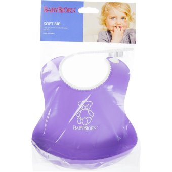 Нагрудник мягкий с карманом BabyBjörn, 1 шт Нагрудник мягкий с карманом BabyBjörn, 1 шт