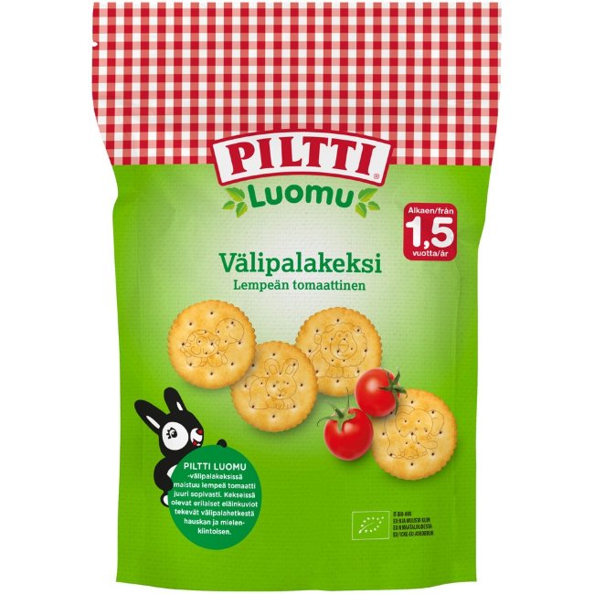 Полезное био печенье Piltti с нежным томатным вкусом 100 гр Полезное био печенье Piltti с нежным томатным вкусом 100 гр