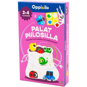 Игра для малышей Oppi&ilo Palat piilosilla — забавная тактильная и развивающая игра 2-4 года Игра для малышей Oppi&ilo Palat piilosilla — забавная тактильная и развивающая игра 2-4 года