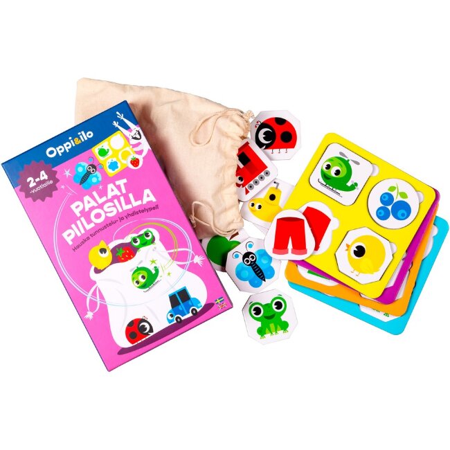 Игра для малышей Oppi&ilo Palat piilosilla — забавная тактильная и развивающая игра 2-4 года Игра для малышей Oppi&ilo Palat piilosilla — забавная тактильная и развивающая игра 2-4 года