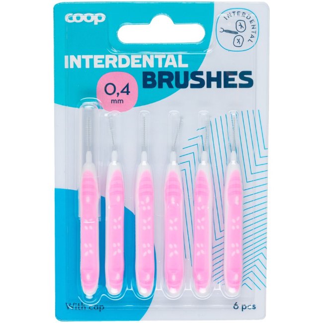 Зубная щетка для межзубных промежутков Coop 0,4 мм (уп 6 шт)