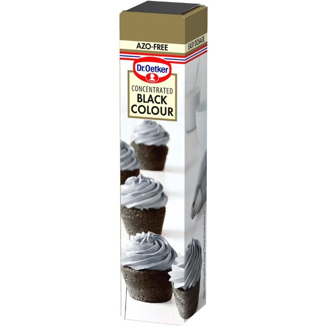 Кондитерский гель Dr.Oetker (черный) 15 гр