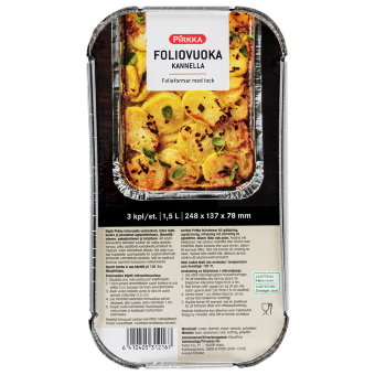 Форма для запекания (с крышкой) Pirkka 1,5л 3 шт Форма для запекания (с крышкой) Pirkka 1,5л 3 шт