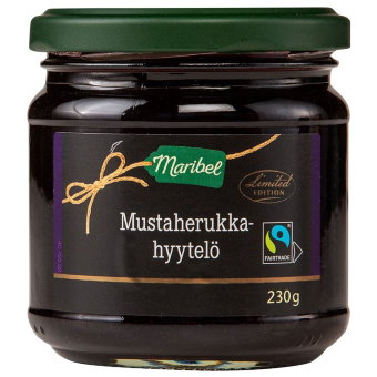 Желе из чёрной смородины Maribel 230/420 гр Желе из чёрной смородины Maribel 230/420 гр