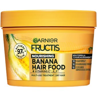 Питательная маска для волос с бананом Garnier Fructis 400 мл Питательная маска для волос с бананом Garnier Fructis 400 мл