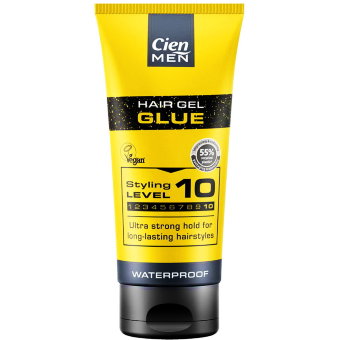 Мужской гель для укладки волос Cien «GLUE» водостойкий 150 мл Мужской гель для укладки волос Cien «GLUE» водостойкий 150 мл