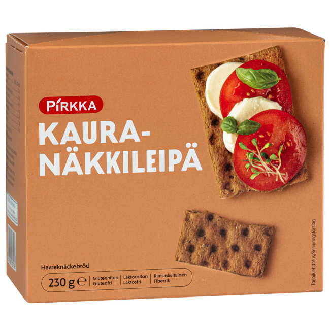 Овсяные хлебцы без глютена Pirkka 230 гр