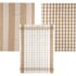 Кухонное полотенце Tex Home Stripes 3 шт бежевое Кухонное полотенце Tex Home Stripes 3 шт бежевое