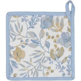 Прихватка House Florals 22x22 см светло-синяя