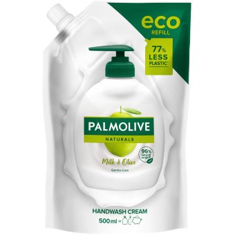 Жидкое мыло Palmolive Naturals (олива, молоко) 500 мл, мягкая упаковка