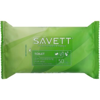 Влажные салфетки Savett Toilet многоразового использования 50 шт/уп Влажные салфетки Savett Toilet многоразового использования 50 шт/уп