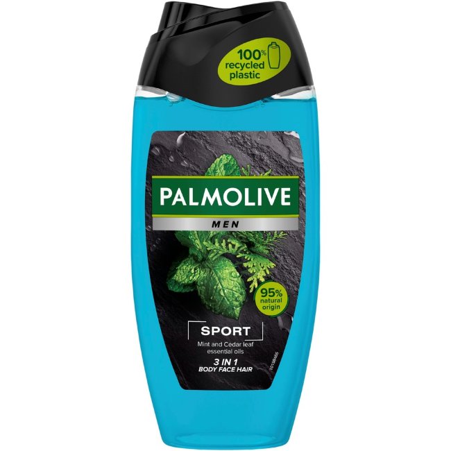 Мужской гель для душа 3 в 1 Palmolive Men 250 мл