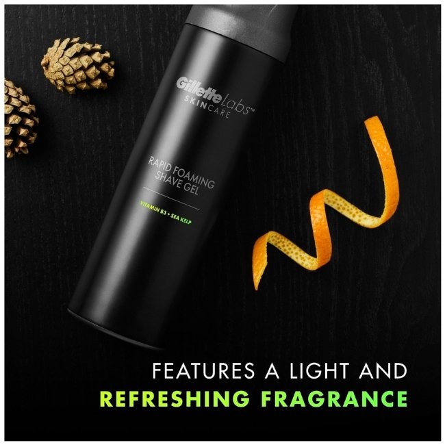 Гель для бритья Gillette Labs Rapid Foaming 198 мл Гель для бритья Gillette Labs Rapid Foaming 198 мл