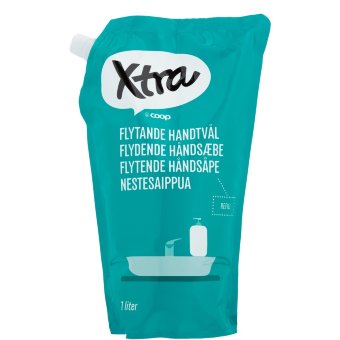 Жидкое мыло Xtra 1 л (сменный пакет) Жидкое мыло Xtra 1 л (сменный пакет)