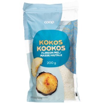 Кокосовая стружка Coop 200 гр Кокосовая стружка Coop 200 гр