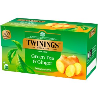 Чай зеленый Twinings имбирь 25пак