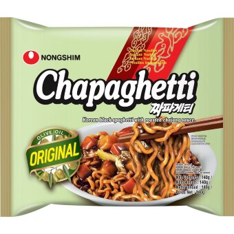 Пиканудли Nong Shim Chapagetti с черной соевой фасолью 140 гр