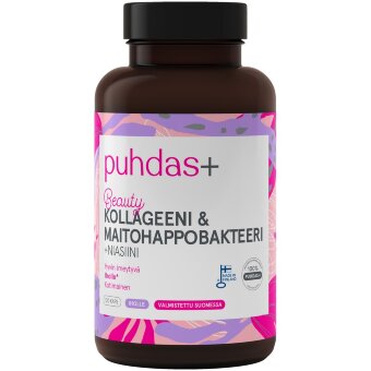 Капсулы Puhdas+ коллаген и лактобактерии 120 шт