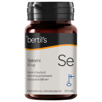 Селен для щитовидной железы Bertil's Seleeni 50 мкг, 100 табл Селен для щитовидной железы Bertil's Seleeni 50 мкг, 100 табл