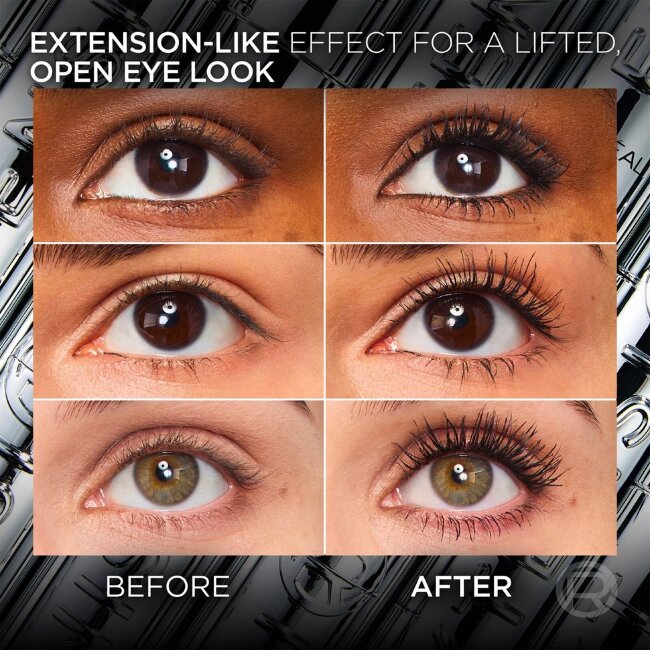 Водостойкая тушь для ресниц L'Oréal Paris Telescopic Extensionist черная 9,9 мл