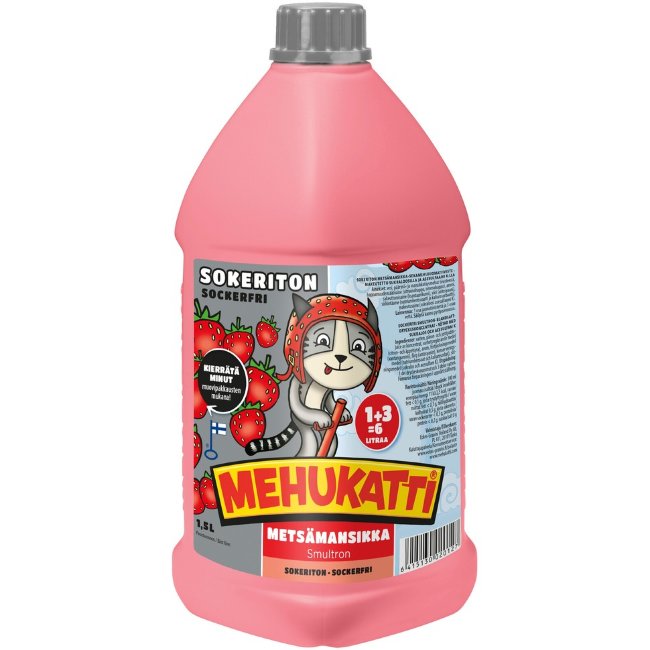 Питьевой концентрат Mehukatti (земляника,груша) 1,5 л